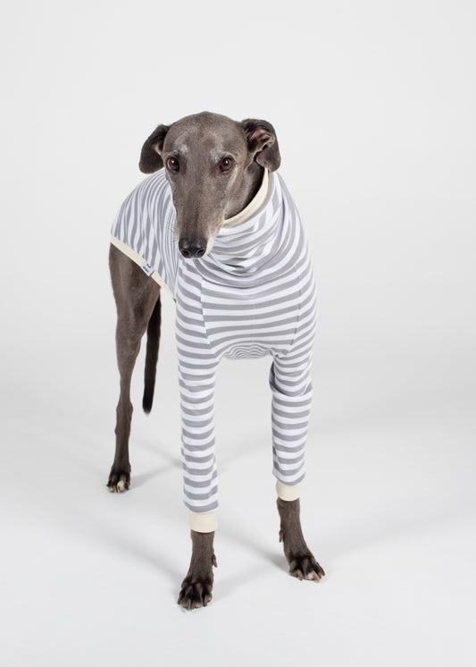 Greyhound Pyjama Jumper - Liquorice