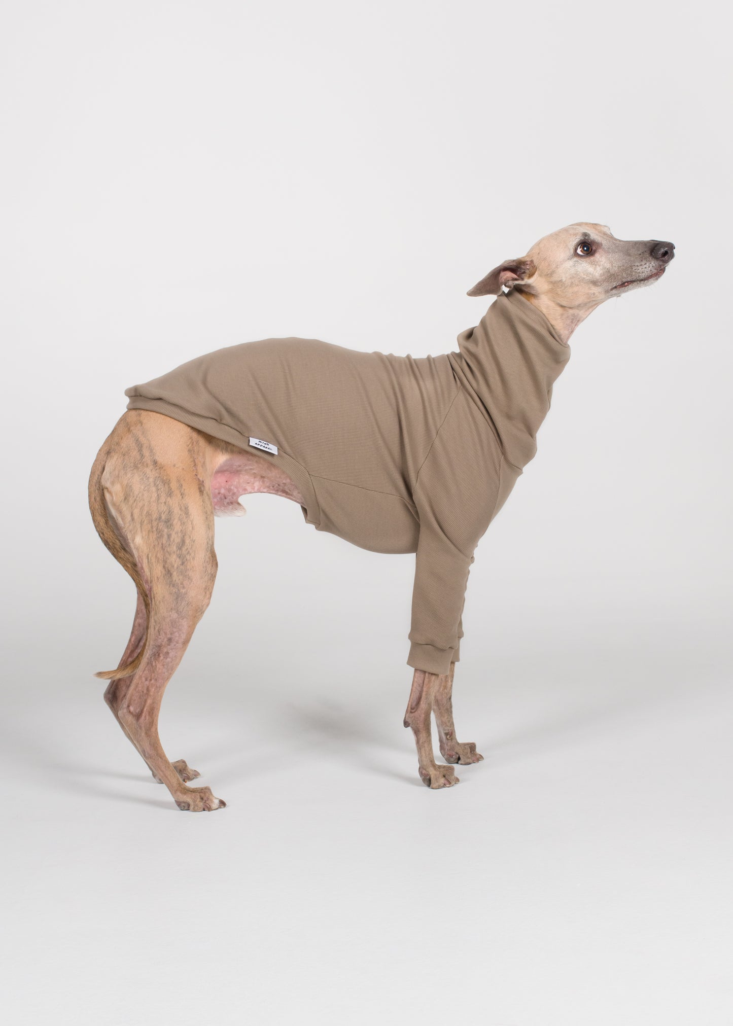 Whippet Rib Jumper - Truffle