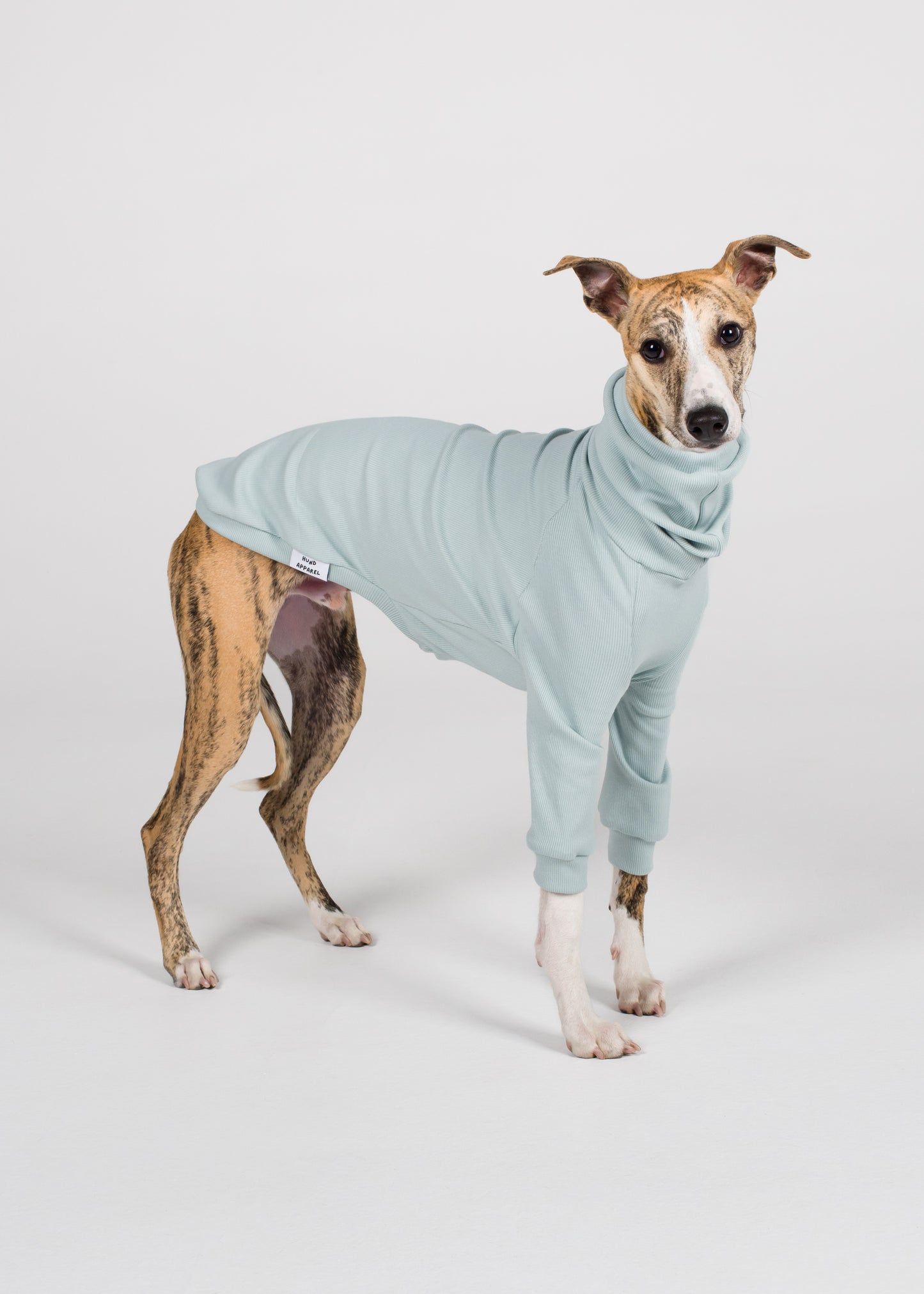 Whippet Rib Jumper - Sky