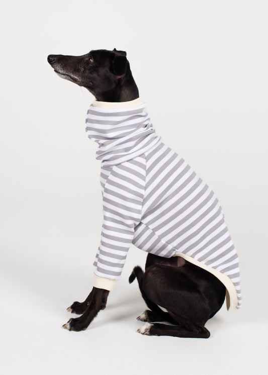 Whippet Pyjama Jumper - Liquorice